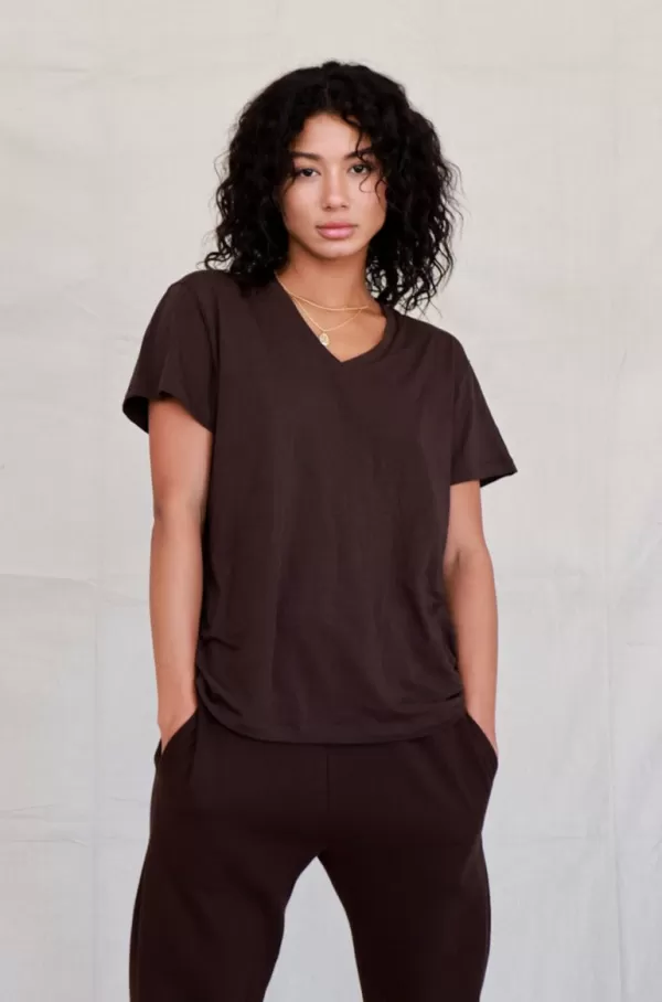SKATIE Tops*Hubby Tee Chocolate